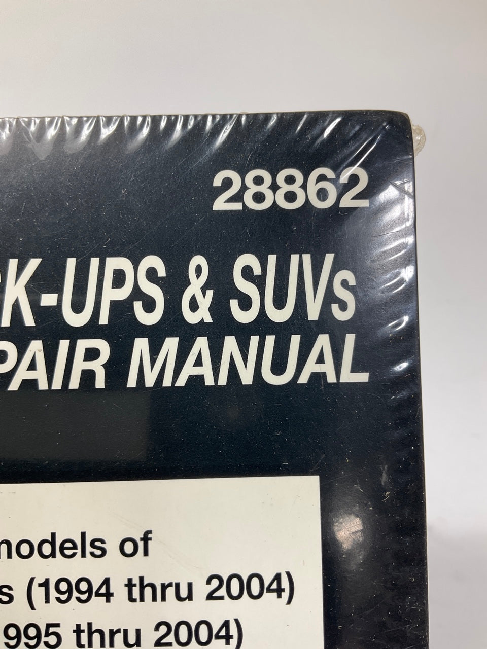 Chilton 28862 Repair Manual General Motors S-Series Pick Ups & SUVs 1994-2005
