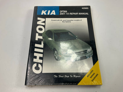 SEALED - Chilton 42980 Repair Manual For 2001-2010 Kia Optima