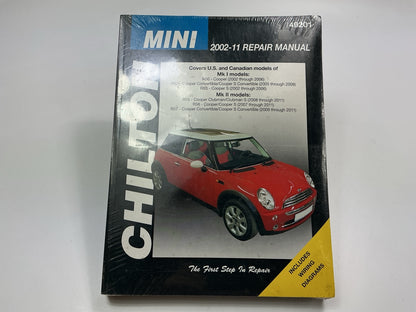 SEALED - Chilton 49201 Repair Manual For 2002-2011 Mini Cooper