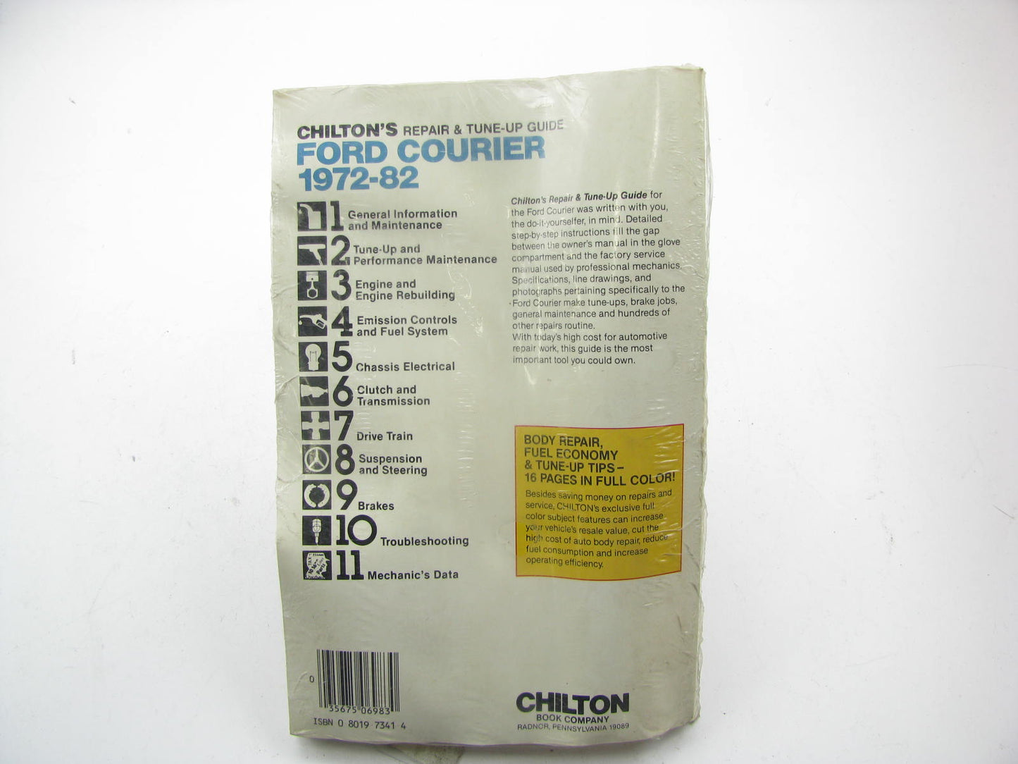 Chilton 6983 Repair Manual For 1972-1982 Ford Courier Pickup