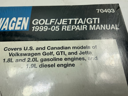Chilton 70403 Repair Manual For 1999-2005 VW Golf, Jetta