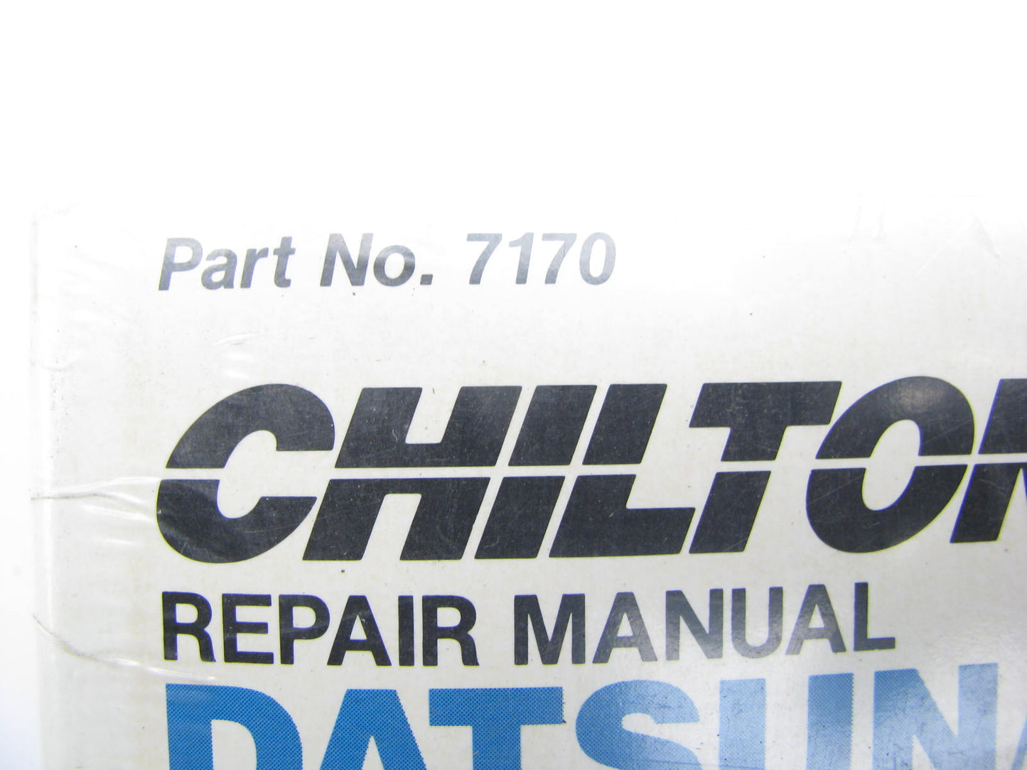 SEALED Chilton 7170 Repair Manual For 73-89 Nissan 200SX 240SX 510 670 710 810