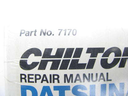 SEALED Chilton 7170 Repair Manual For 73-89 Nissan 200SX 240SX 510 670 710 810