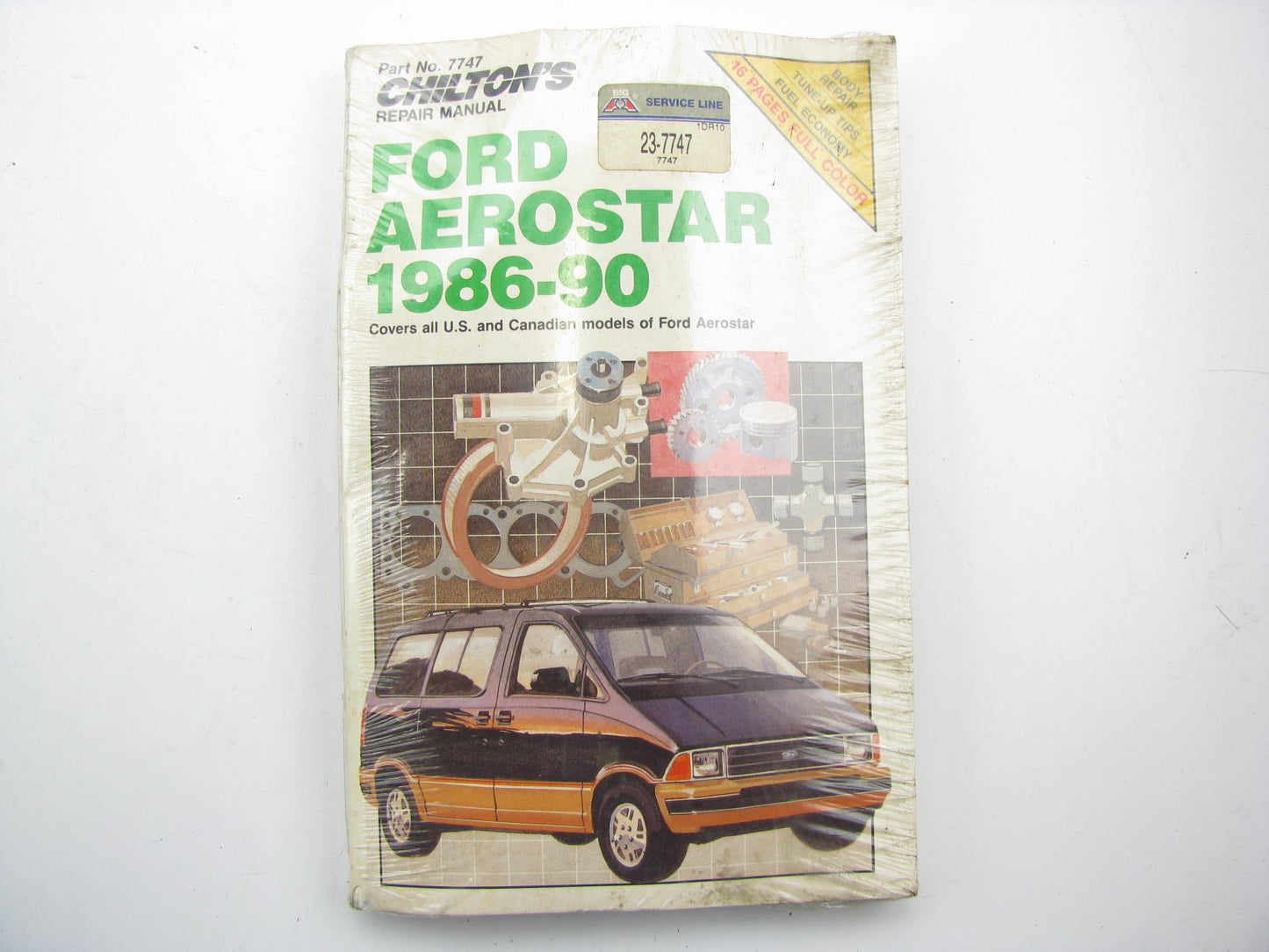 Chilton 7747 Repair Manual For 1986-1996 Ford Aerostar