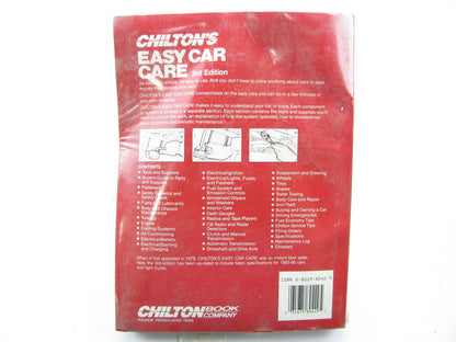 Chilton 8042 Easy Car Care Service Manual - 3rd Edition - Tune Up & Service