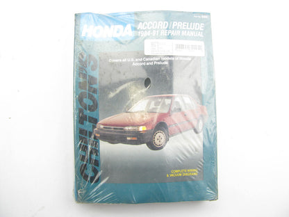 Chilton 8255 Repair Manual For 1984-1995 Honda Accord Prelude