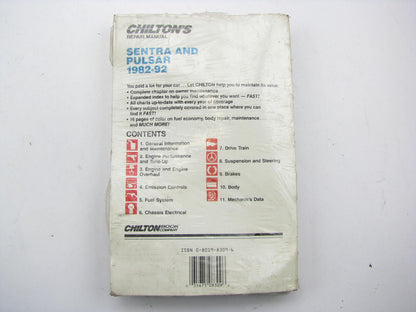 Chilton 8309 Repair Manual For 1982-1992 Nissan Sentra Pulsar