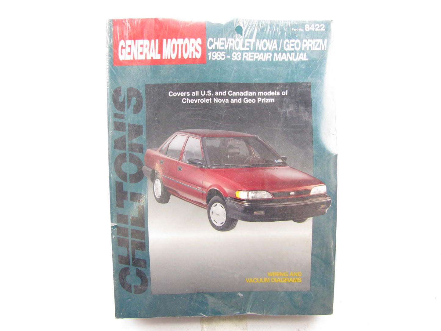 Chilton 8422 Repair Manual - 1985-1993 Chevrolet Nova & Geo Prizm