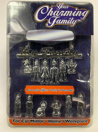 My Family Customizable Family Member Car Charms For Hanging On Rear View Mirror