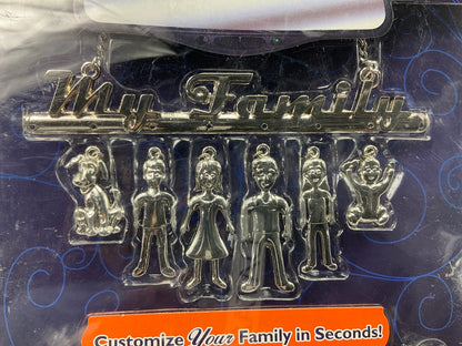 My Family Customizable Family Member Car Charms For Hanging On Rear View Mirror