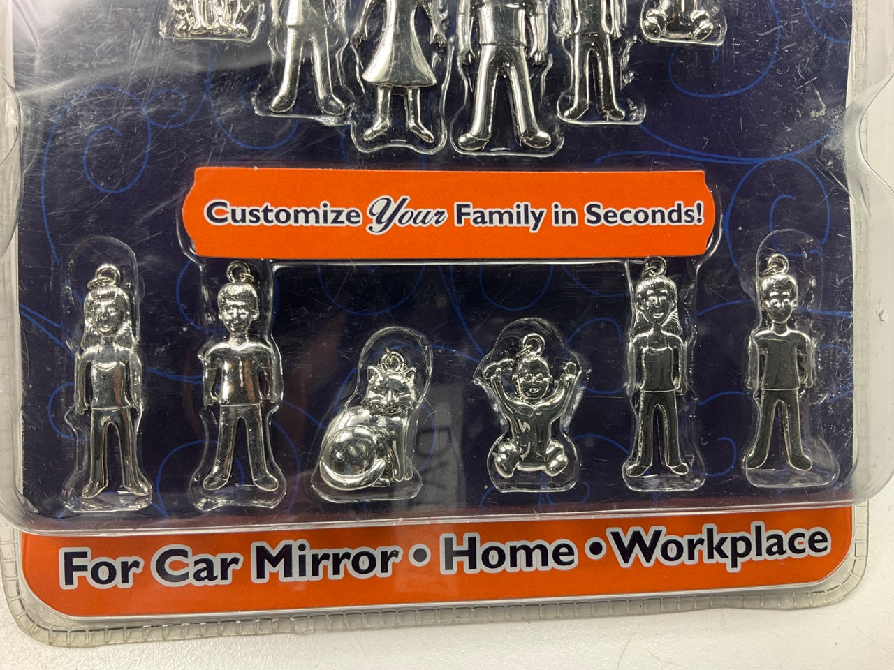 My Family Customizable Family Member Car Charms For Hanging On Rear View Mirror