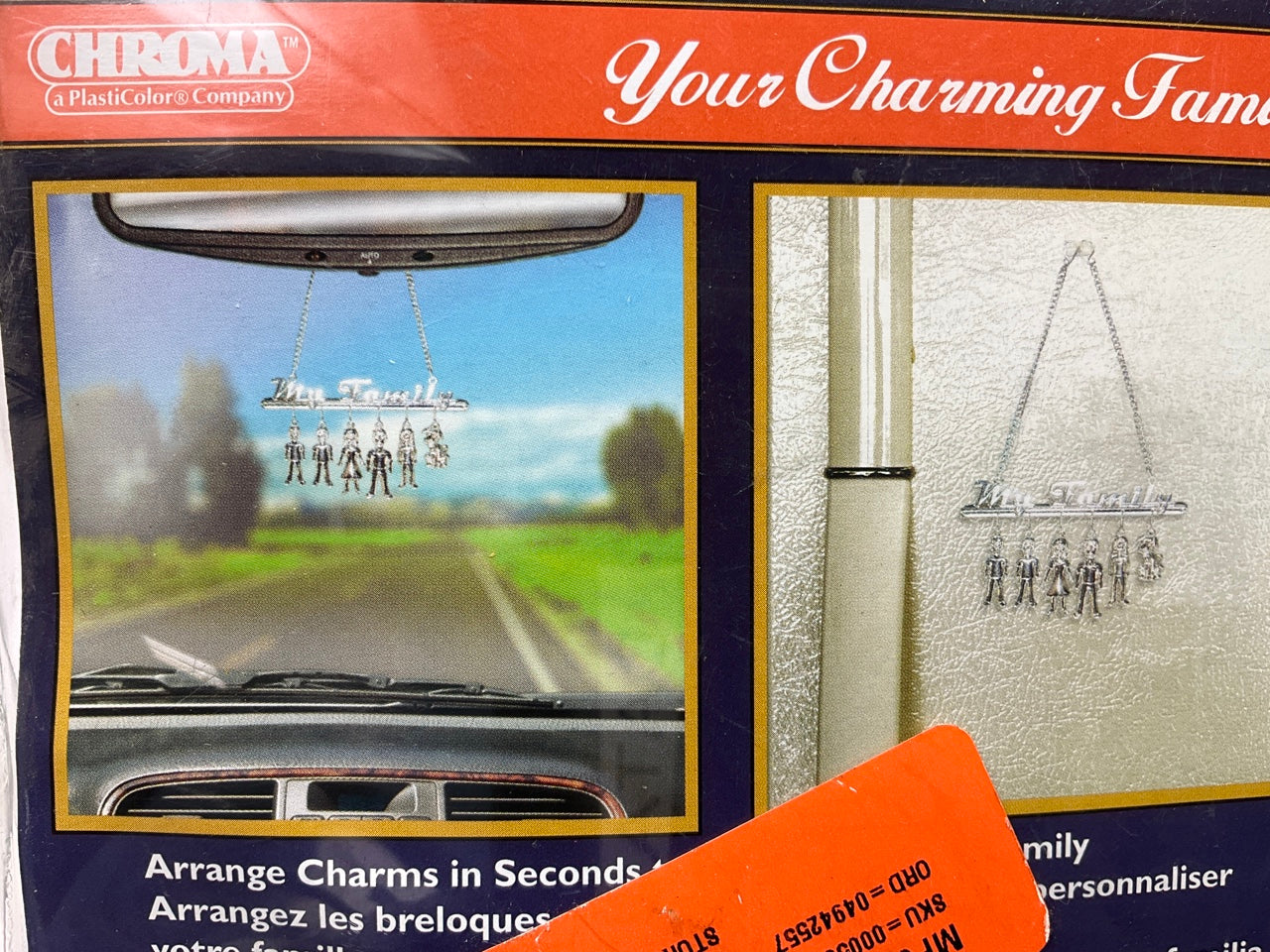 My Family Customizable Family Member Car Charms For Hanging On Rear View Mirror