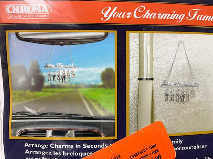 My Family Customizable Family Member Car Charms For Hanging On Rear View Mirror
