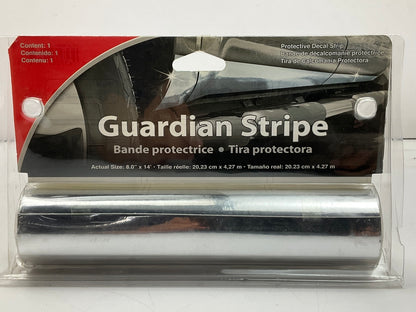 Chroma 11852 Guardian Stripez Silver Decal Strip 8'' X 14' Self Adhesive Stripe