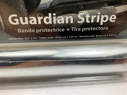 Chroma 11852 Guardian Stripez Silver Decal Strip 8'' X 14' Self Adhesive Stripe
