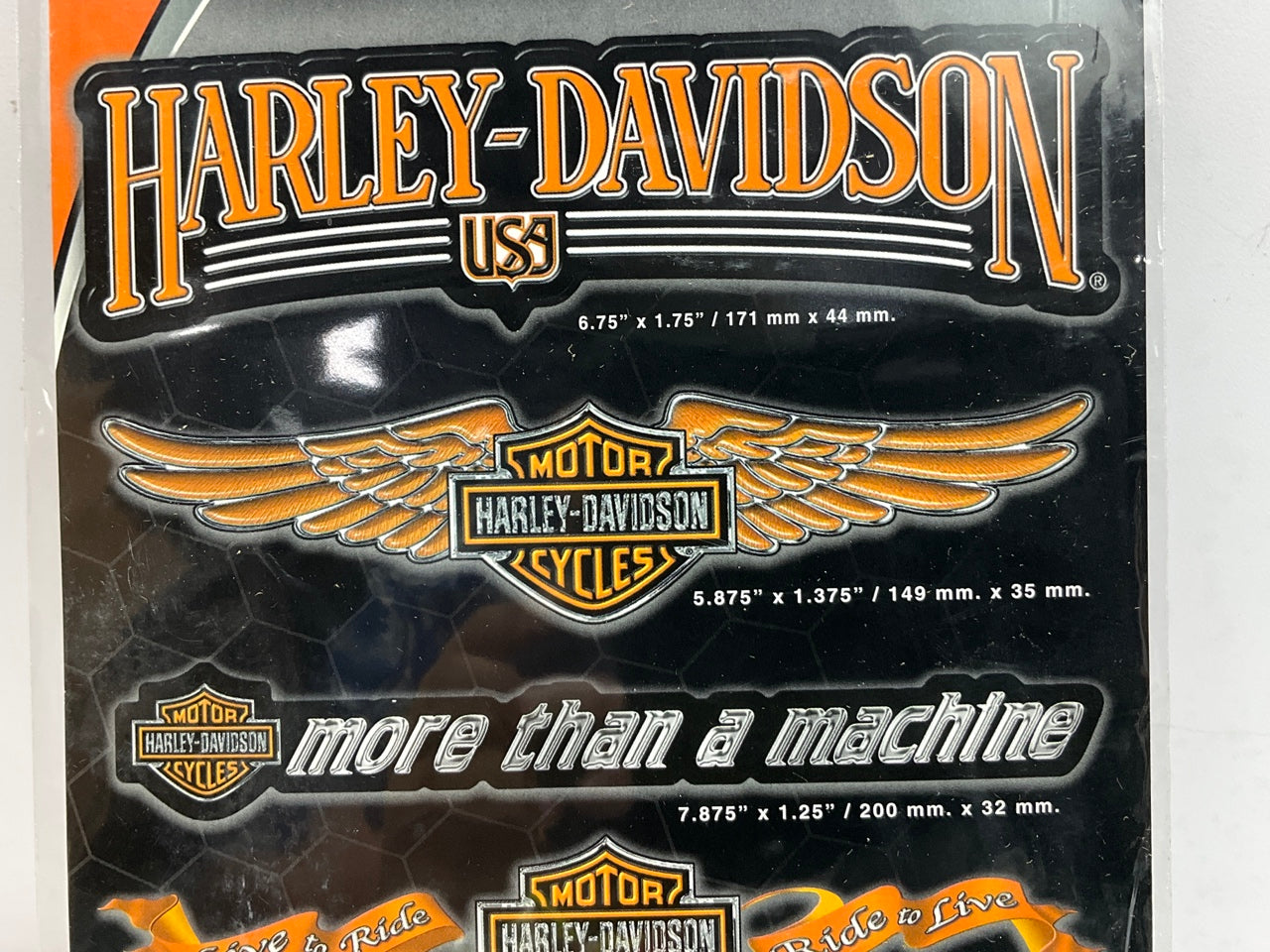 Chroma 3900 For Harley-Davidson Decal Kit