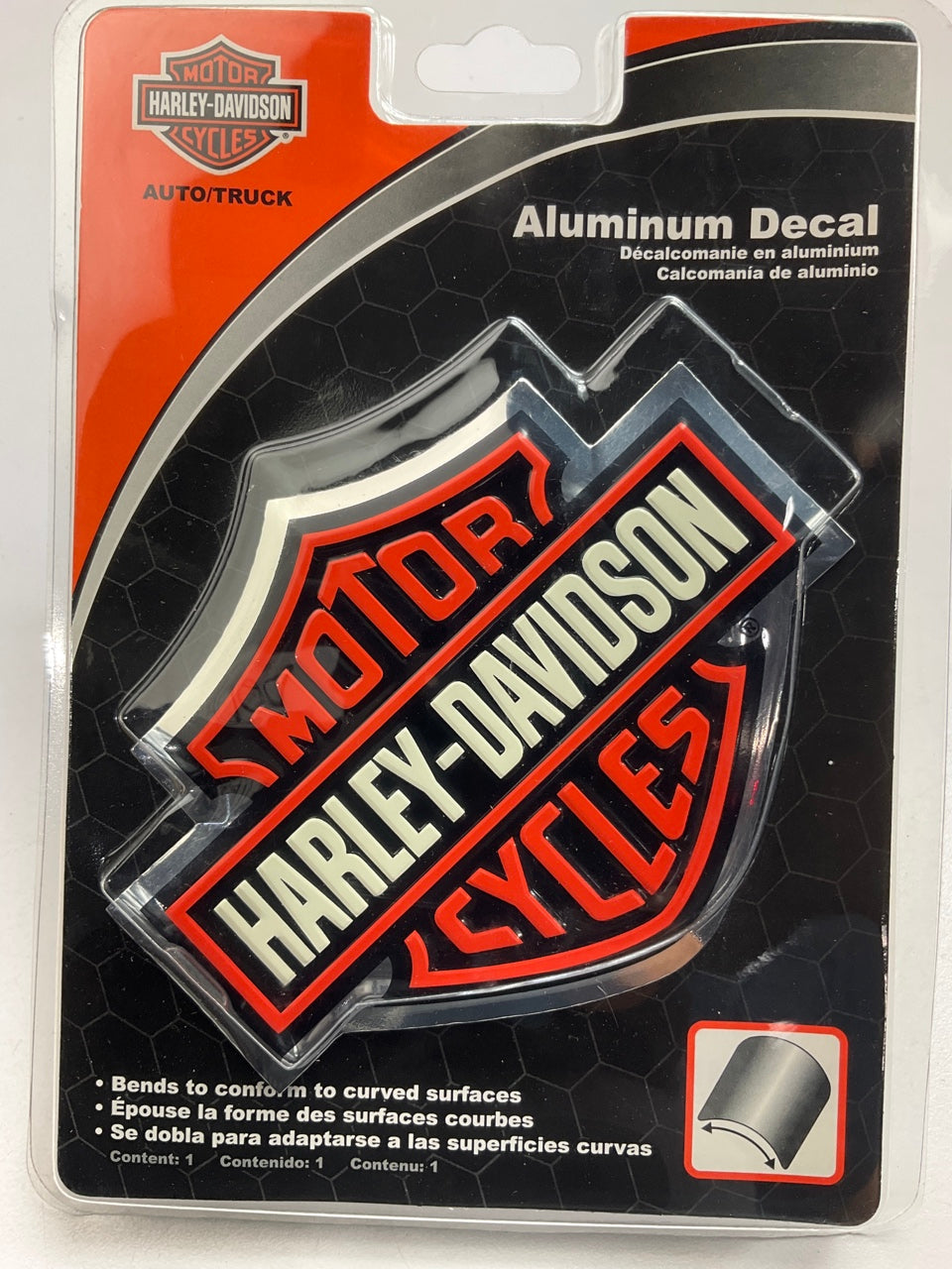 Chroma 41700 Harley-Davidson Domed Aluminum Decal