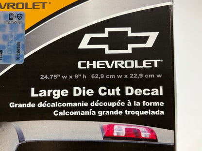 Chroma 4302 Large ''CHEVROLET''  Rear Window Sticker Decal 24.75'' W X 9'' H