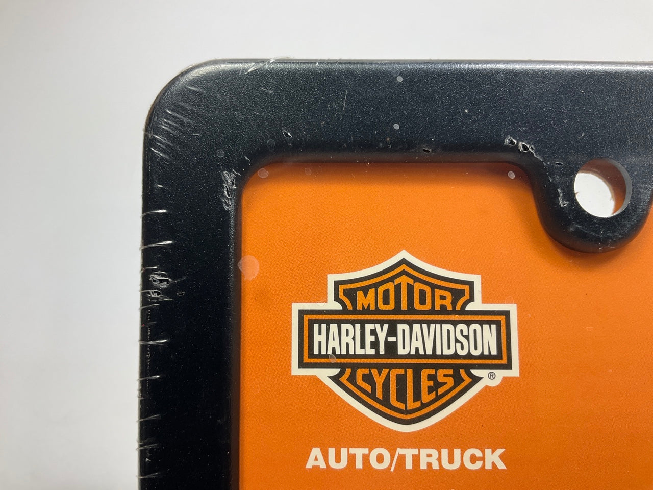 Chroma 6413 Black License Plate Frame For Harley-Davidson