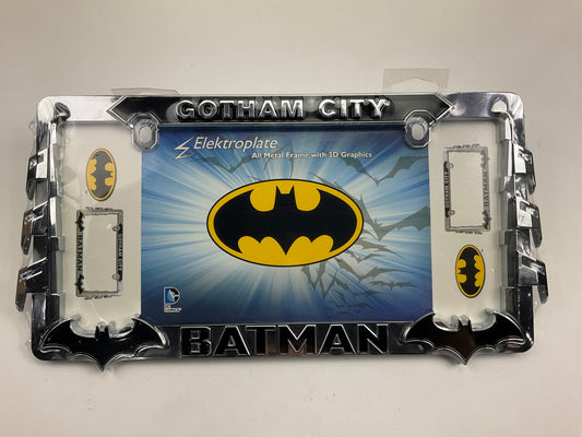 Chrome Emblems BATMAN-LPF License Plate Frame 3-D Graphics