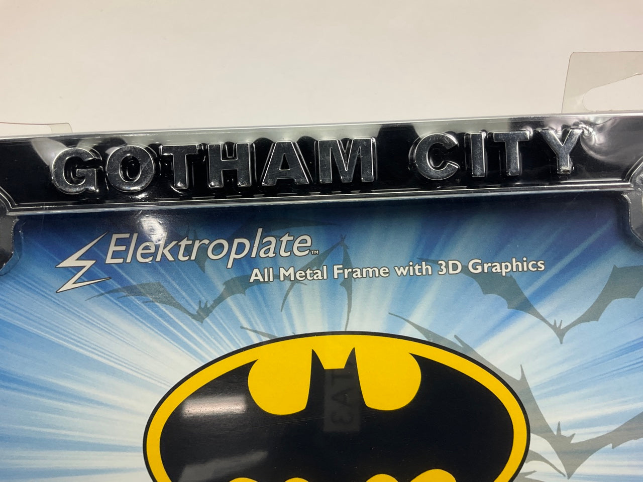 Chrome Emblems BATMAN-LPF License Plate Frame 3-D Graphics