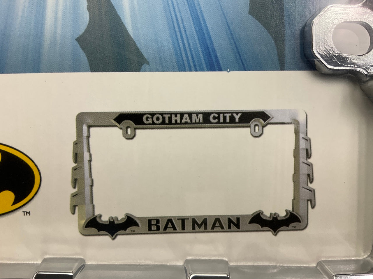 Chrome Emblems BATMAN-LPF License Plate Frame 3-D Graphics