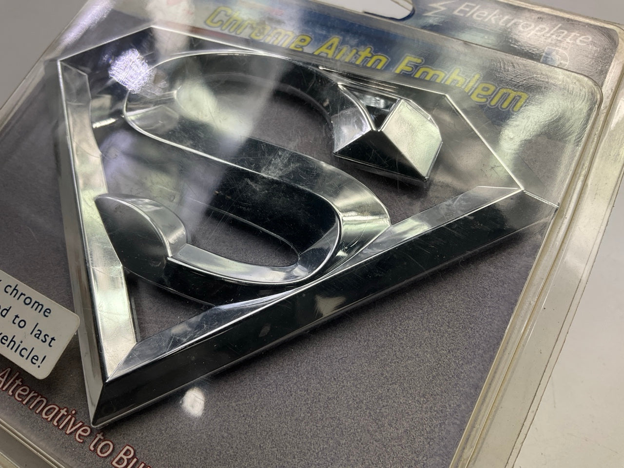 Chrome Emblems SUPER-3D-C Vehicle Emblem Superman ''S'' Logo