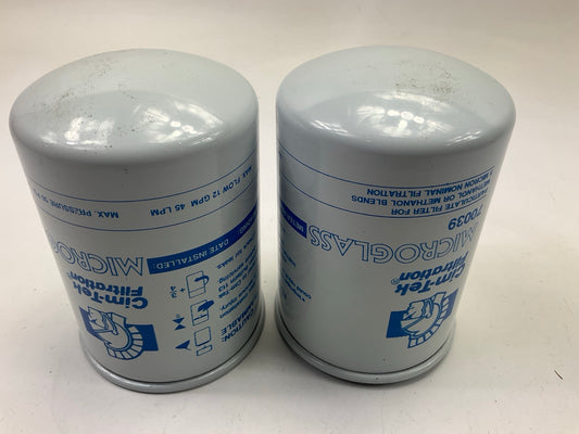 (2) Cim-Tek 70039 400HA-01 1 Micron Particulate Fuel Filters, Microglass Media