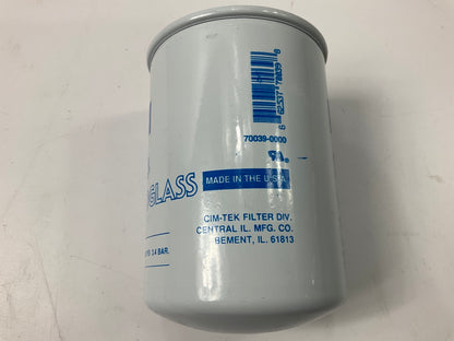 Cim-Tek 70039 400HA-01 Particulate Fuel Filter, Microglass Media