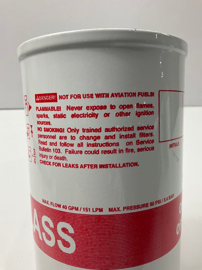Cim-tek 70070 Fuel Dispensing Filter - 10 Micron 40 GPM 50 PSI