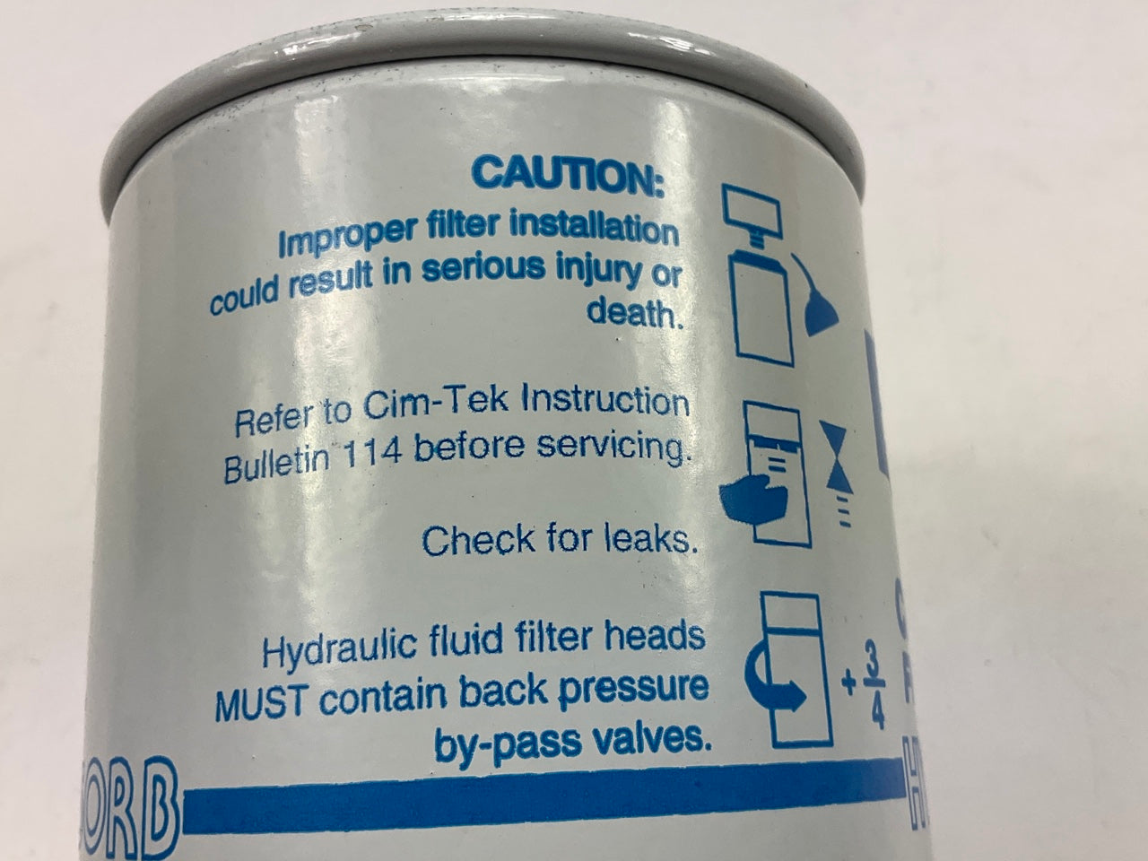 Cim-tek 70138 Fuel Dispenser Filter, 25 Micron