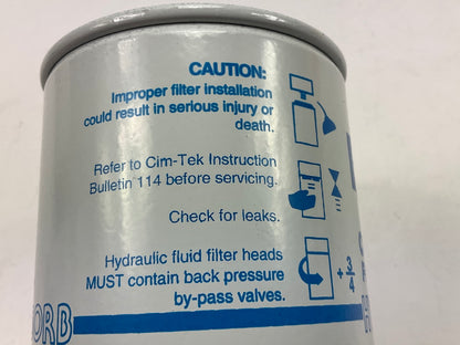 Cim-tek 70138 Fuel Dispenser Filter, 25 Micron