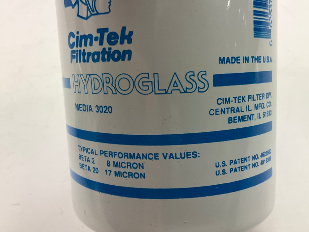 (2) Cim-tek 70144 Gas Fuel Pump Spin-on Fuel Filters, Hydroglass Media