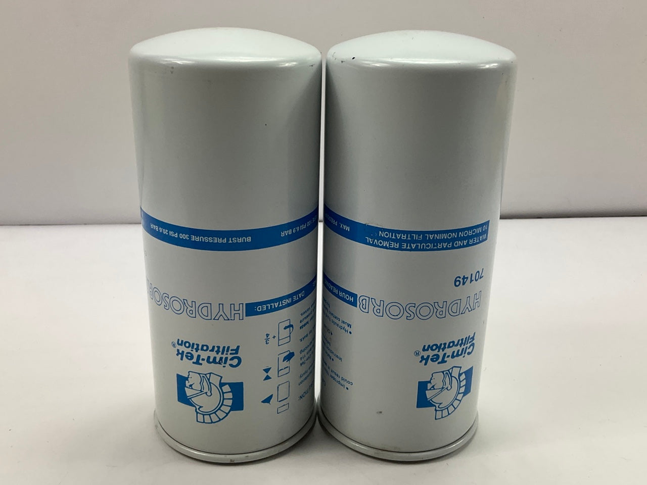 (2) CIM-TEK 70149 Spin-On Hydraulic Filters