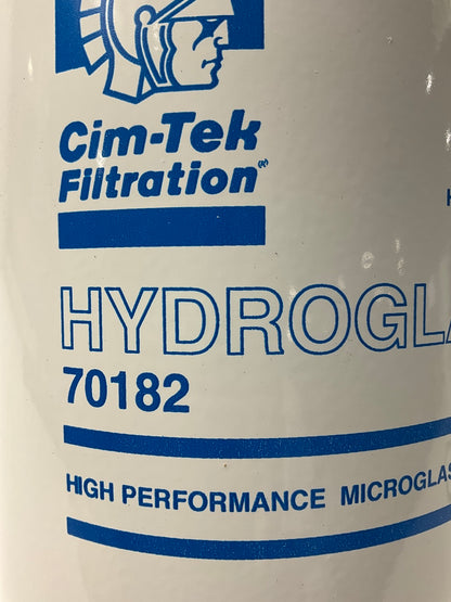 Cim-Tek 70182 40 Series Spin-on Fuel Filter - Hydroglass, Water-Removal