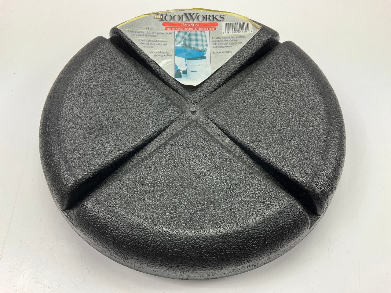 CLC 1140 Bucket Lid Seat, Plastic, Use With 3.5/5 Gallon Plastic Bucket