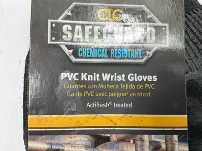 CLC SAFEGUARD CHEMICAL RESISTANT PVC Knit Wrist Gloves, One Size