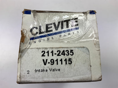 (2) Clevite 211-2435 Intake Valve For Ford 175 201-L3, 233-L4, 401-L6 Diesel