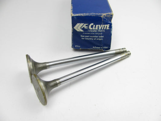 (2) Clevite 211-2668 Exhaust Valves - 1984-1987 Honda Civic 1.3L 1.5L SOHC