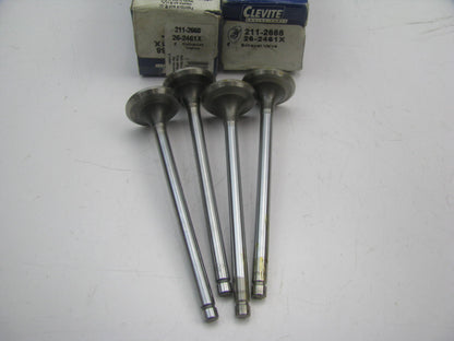 (4) Clevite 77 211-2668 Engine Exhaust Valves For 1984-1987 Honda 1.3L 1.5L