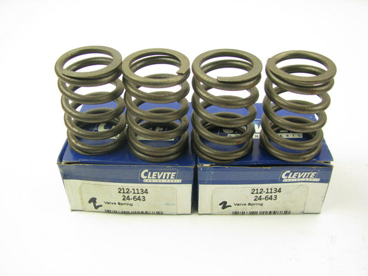 (4) Clevite 77 212-1134 Exhaust Valve Spring 1975-1976 Ford 360 390