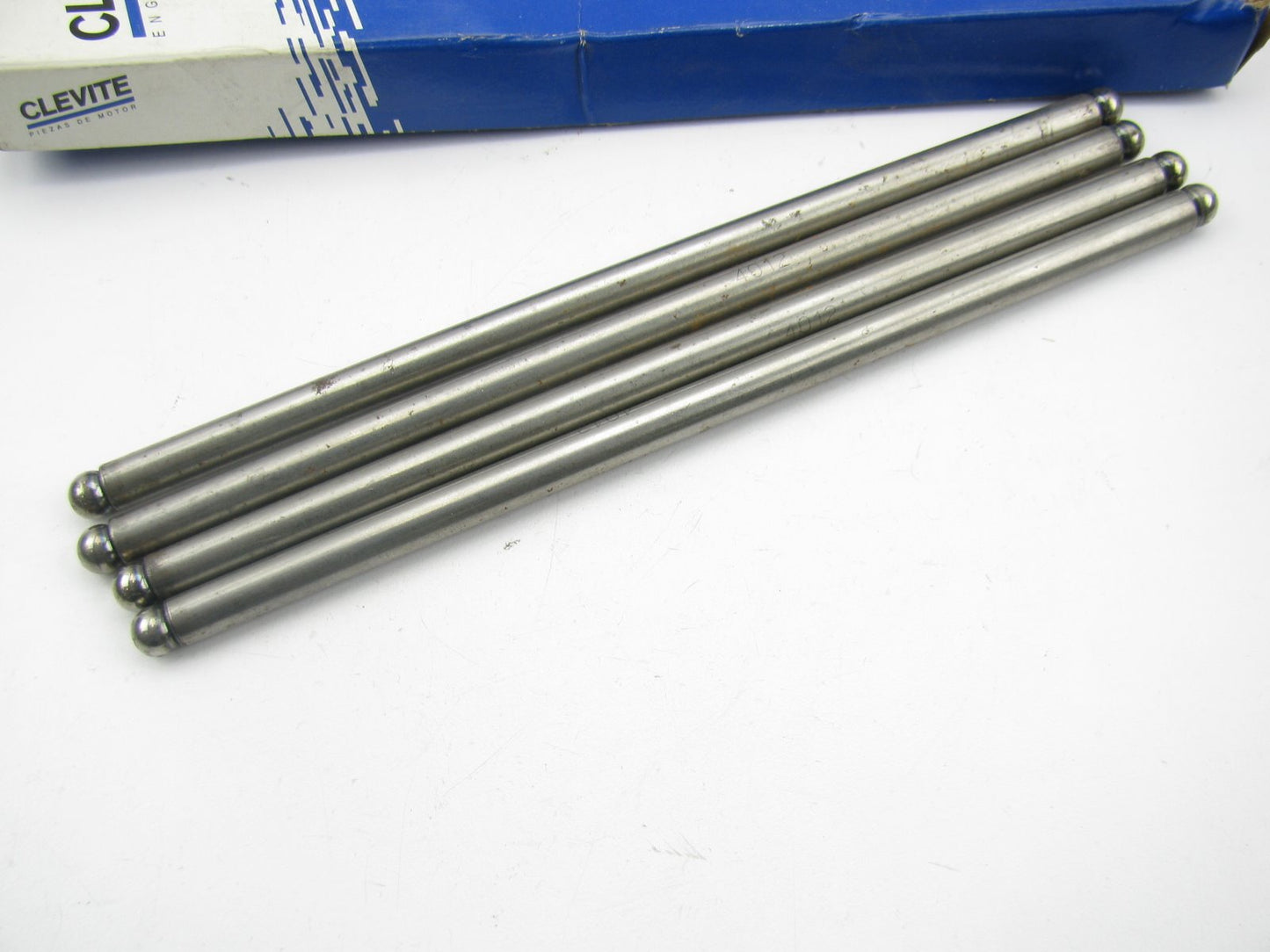 (4) Clevite 77 215-4012 Engine Push Rods For 1955-86 Chevrolet SBC 265-400