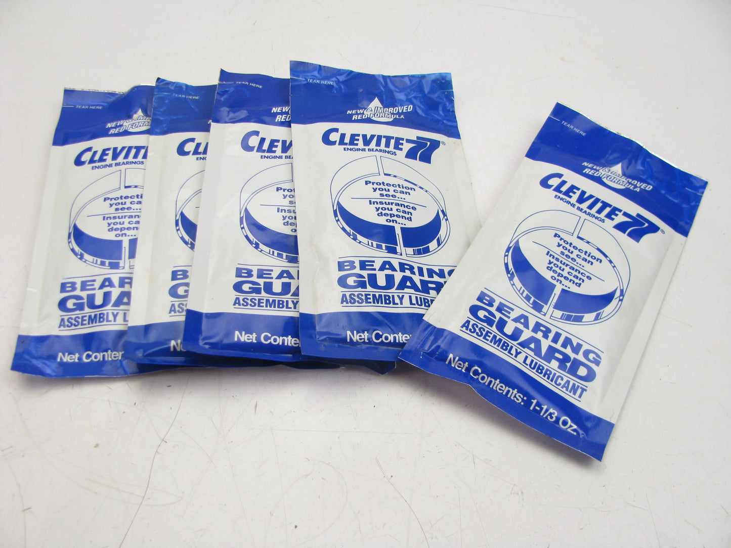 (5) Packs - Clevite 77 2800-B5 Engine Assembly Lube / Break-In Lubricant - 1.5oz