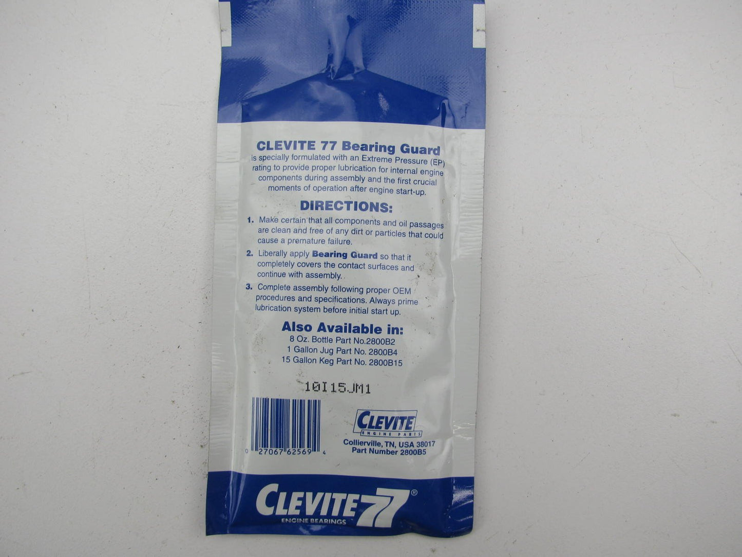 Clevite 77 2800-B5 Engine Assembly Lube / Break-In Lubricant - 1-1/3 Oz