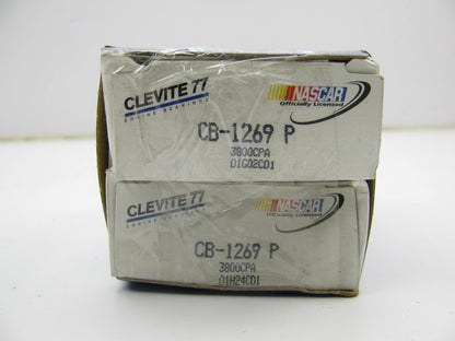 (4) Clevite 77 CB-1269P Connecting Rod Bearings For 1981-1995 Chrysler 2.2L 2.5L