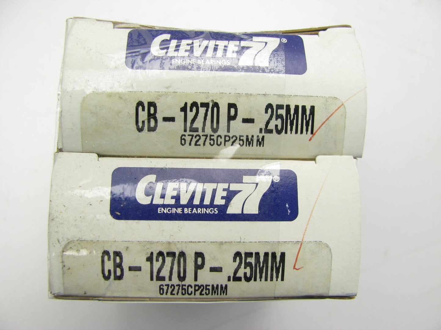(4) Clevite 77 CB-1270P-25MM Connecting Rod Bearings - .25mm Undersize