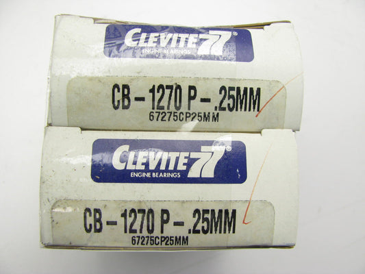 (4) Clevite 77 CB-1270P-25MM Connecting Rod Bearings - .25mm Undersize