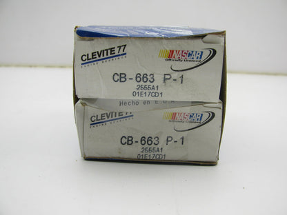 (4) Clevite 77 CB-663P-1 Connecting Rod Bearings - .001'' Undersize Chevy SBC