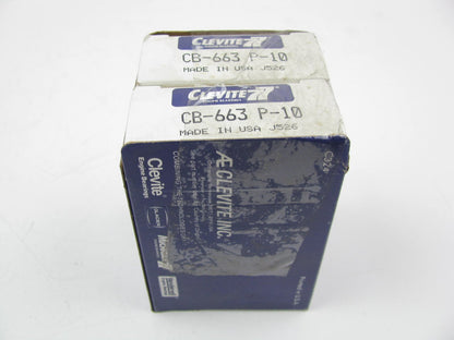 (4) Clevite CB-663P-10 Connecting Rod Bearings .010'' - Small Block Chevy SBC V8