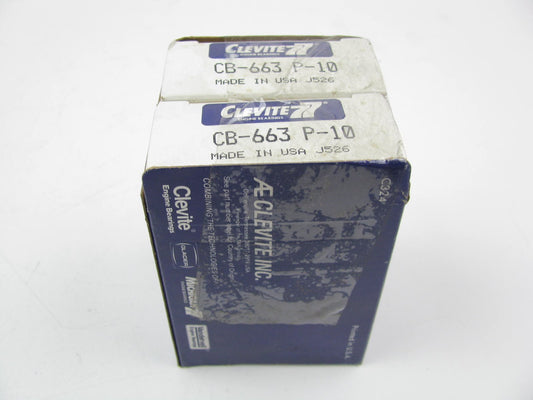 (4) Clevite CB-663P-10 Connecting Rod Bearings .010'' - Small Block Chevy SBC V8